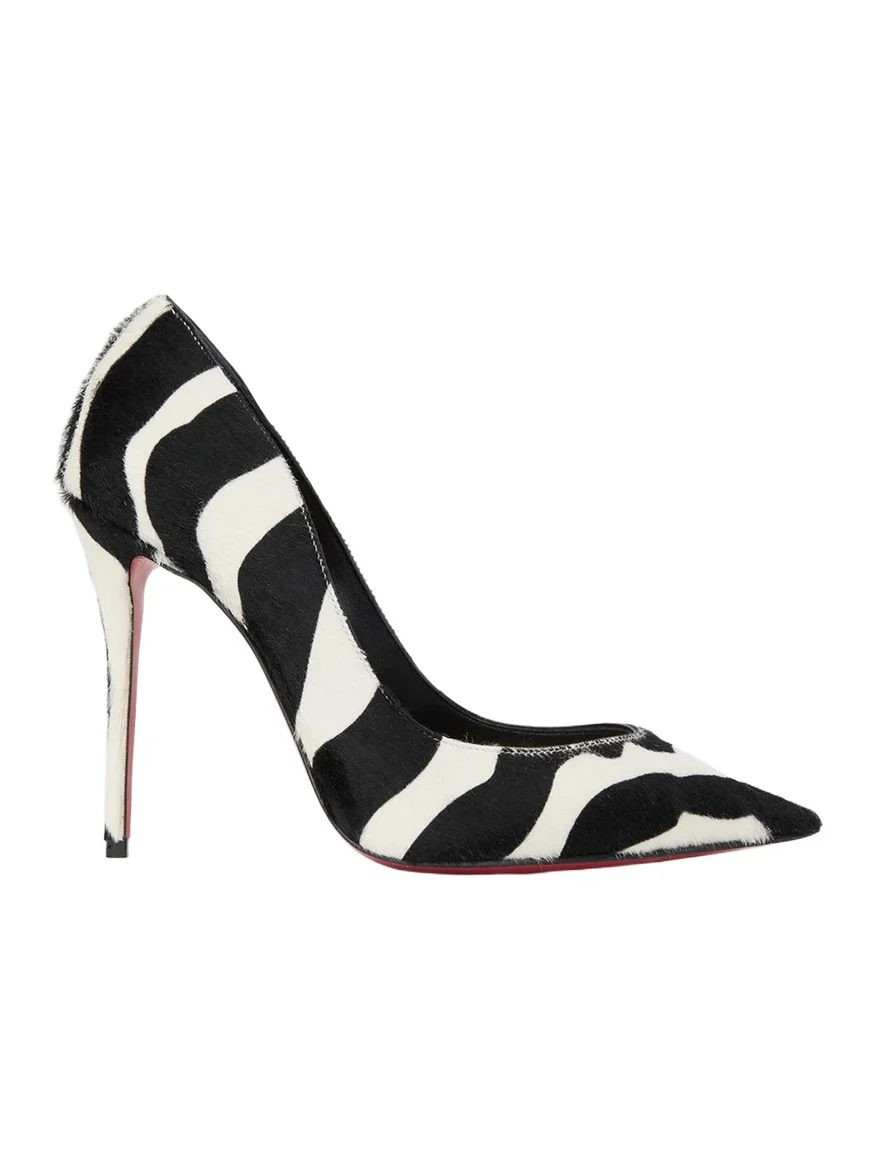 100mm La Pigalle Zebra Calf Hair Pumps 100mm La Pigalle Zebra Calf Hair Pumps
