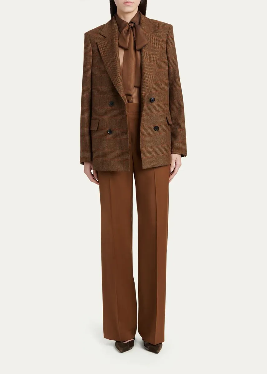 Kiton Prince of Wales Check Cashmere Double-Breasted Jacket | Thumbnail 2 Kiton Prince of Wales Check Cashmere Double-Breasted Jacket | Thumbnail 2