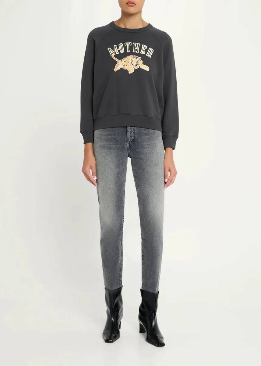 Mother The Concert Tiger Graphic Cotton Sweatshirt | Thumbnail 2 Mother The Concert Tiger Graphic Cotton Sweatshirt | Thumbnail 2
