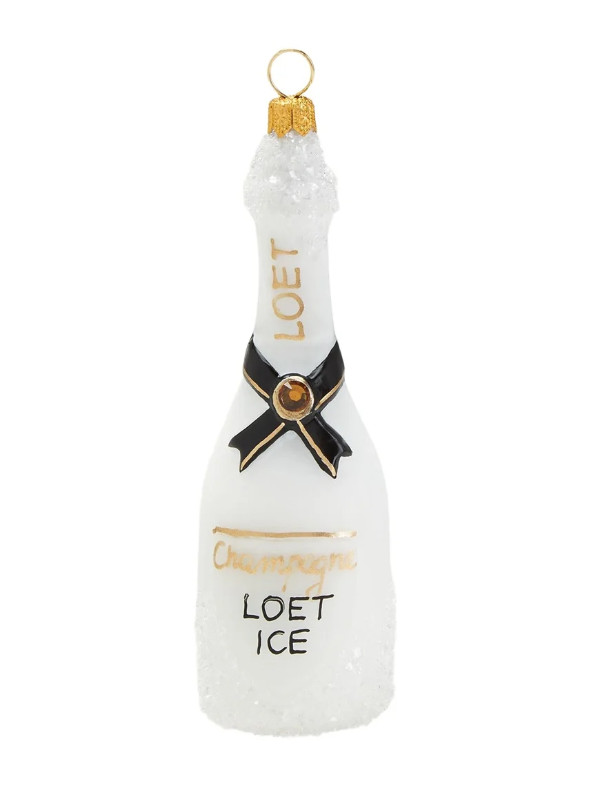 Champagne Bottle Christmas Ornament Champagne Bottle Christmas Ornament