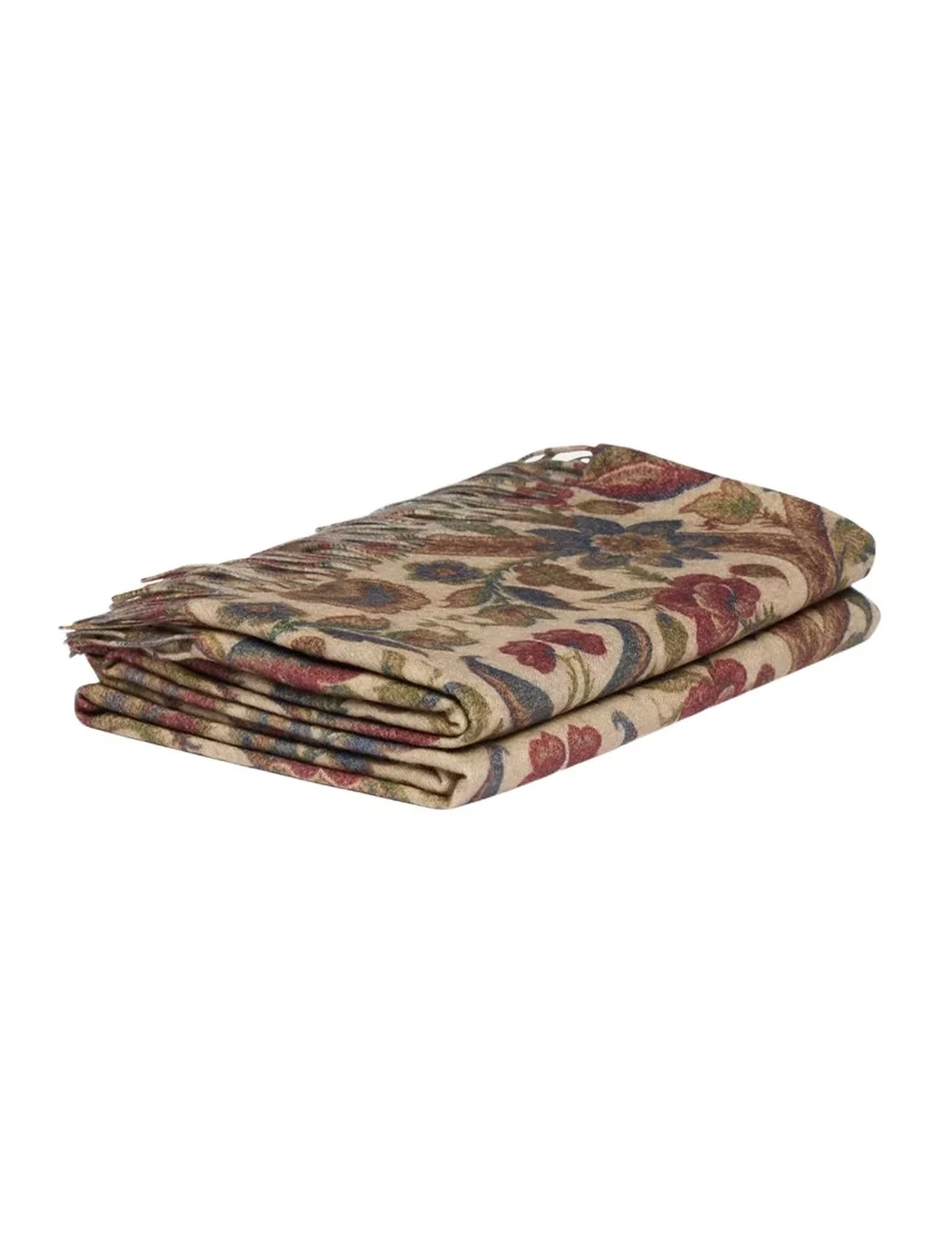 Alonpi Floral Cashmere Throw
