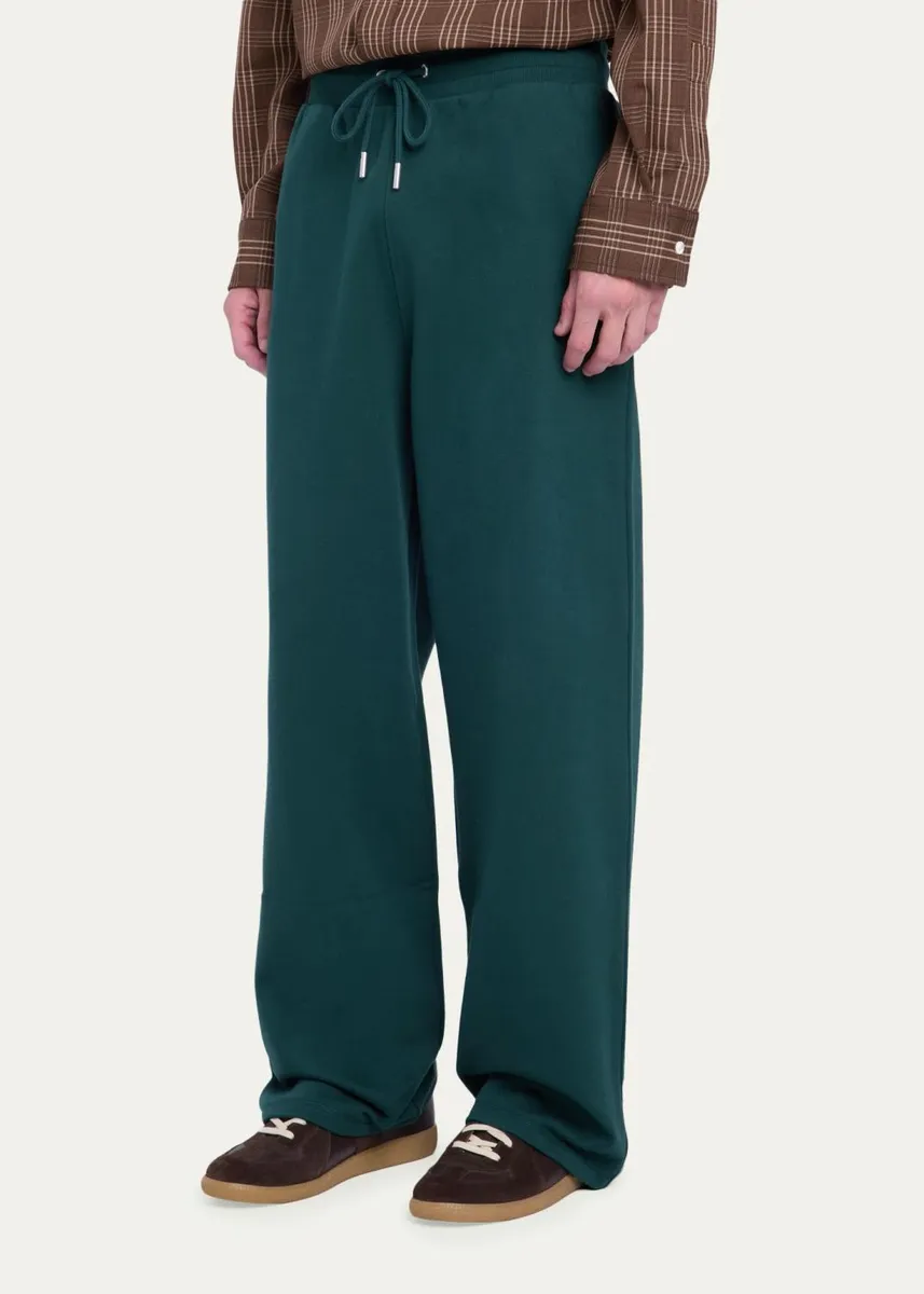AMI PARIS Men's Drawstring Fleece Sweatpants | Thumbnail 4 AMI PARIS Men's Drawstring Fleece Sweatpants | Thumbnail 4