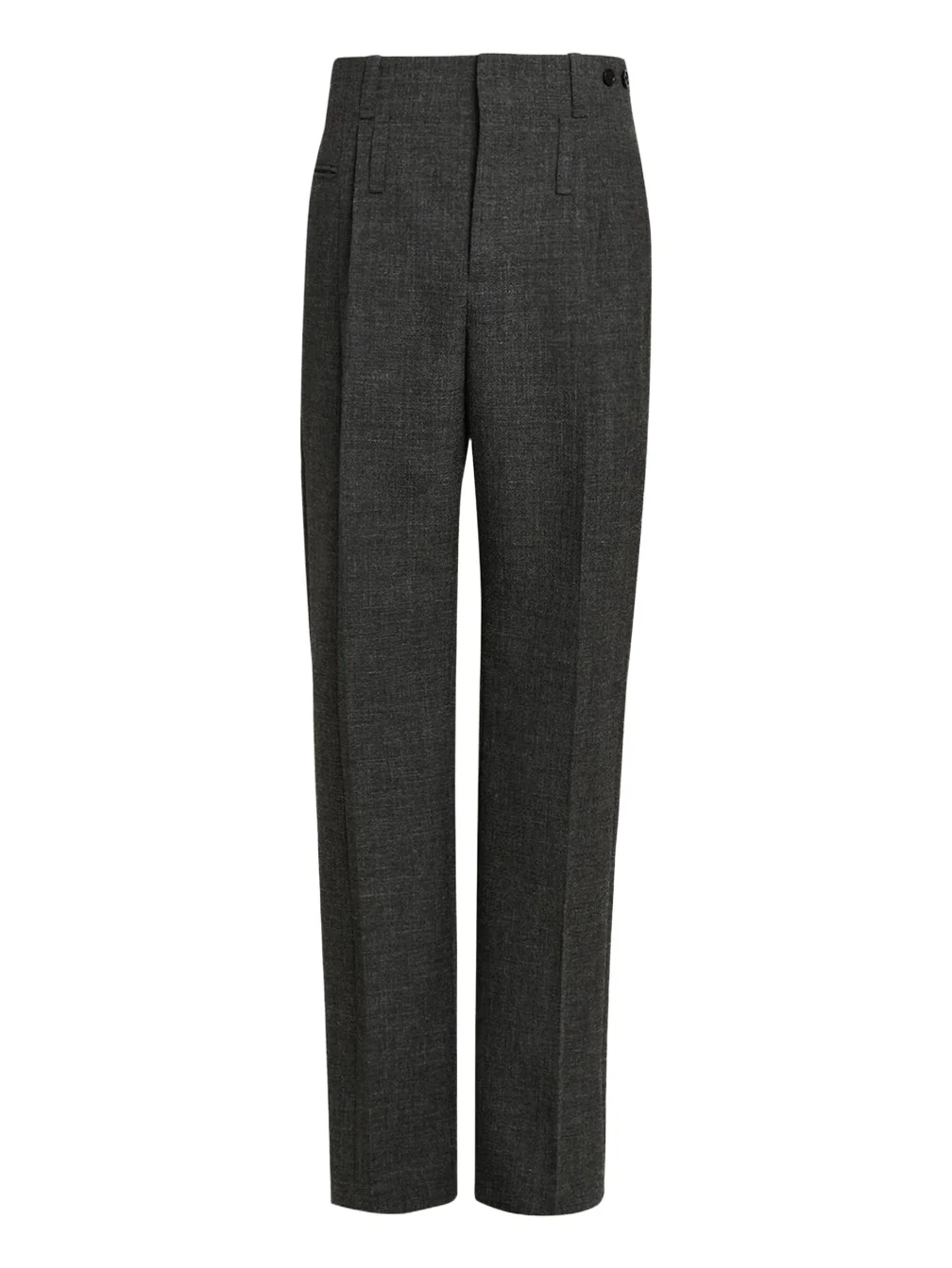 Marni Men's Pleated Wool Wide-Leg Trousers