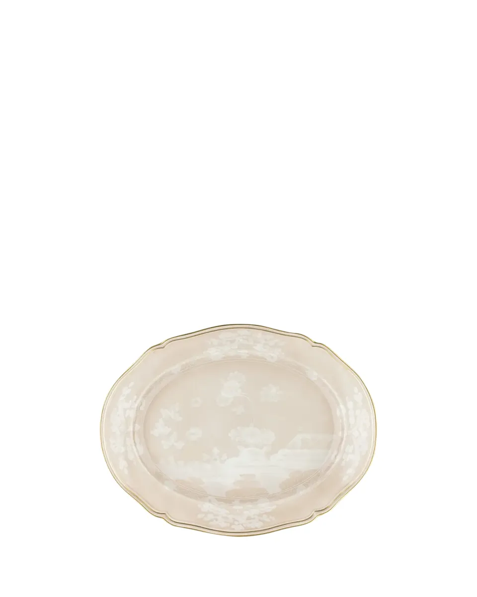 GINORI 1735 Printed Oval Porcelain Plate | Thumbnail 2