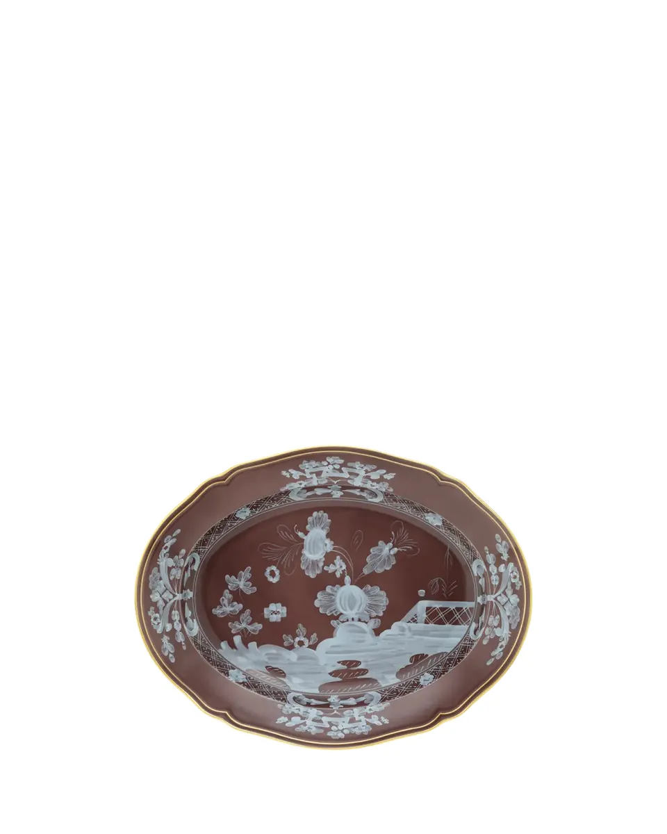 GINORI 1735 Floral Oval Porcelain Platter | Thumbnail 2 GINORI 1735 Floral Oval Porcelain Platter | Thumbnail 2