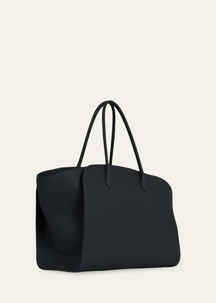 The Row Marlo Saddle Leather Tote Bag | Thumbnail 2 The Row Marlo Saddle Leather Tote Bag | Thumbnail 2