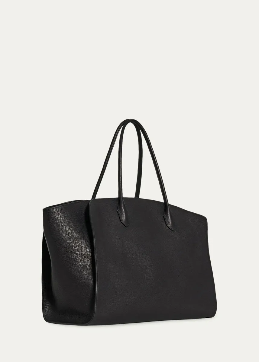 The Row Marlo Saddle Leather Tote Bag | Thumbnail 3 The Row Marlo Saddle Leather Tote Bag | Thumbnail 3