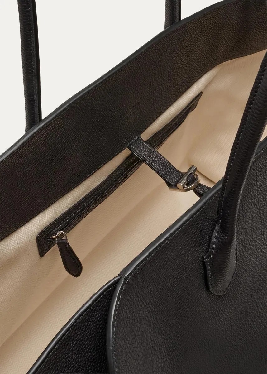 The Row Marlo Saddle Leather Tote Bag | Thumbnail 4 The Row Marlo Saddle Leather Tote Bag | Thumbnail 4