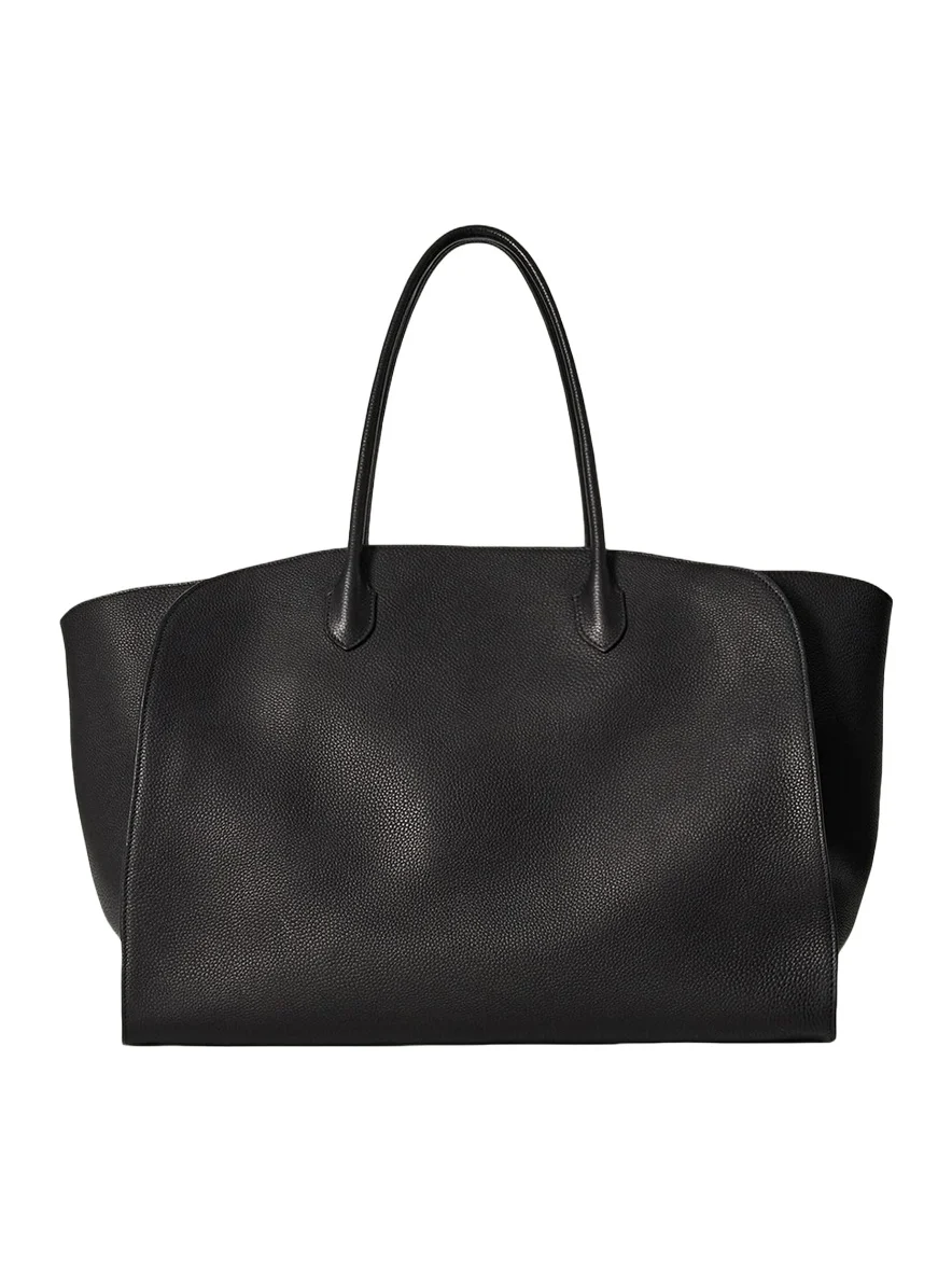 The Row Marlo Saddle Leather Tote Bag