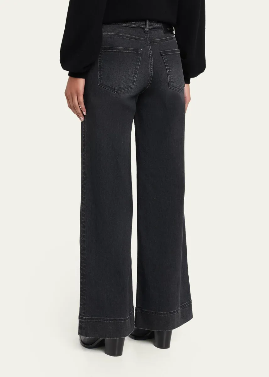 Moussy Vintage Pintuck Flare Jeans | Thumbnail 3 Moussy Vintage Pintuck Flare Jeans | Thumbnail 3