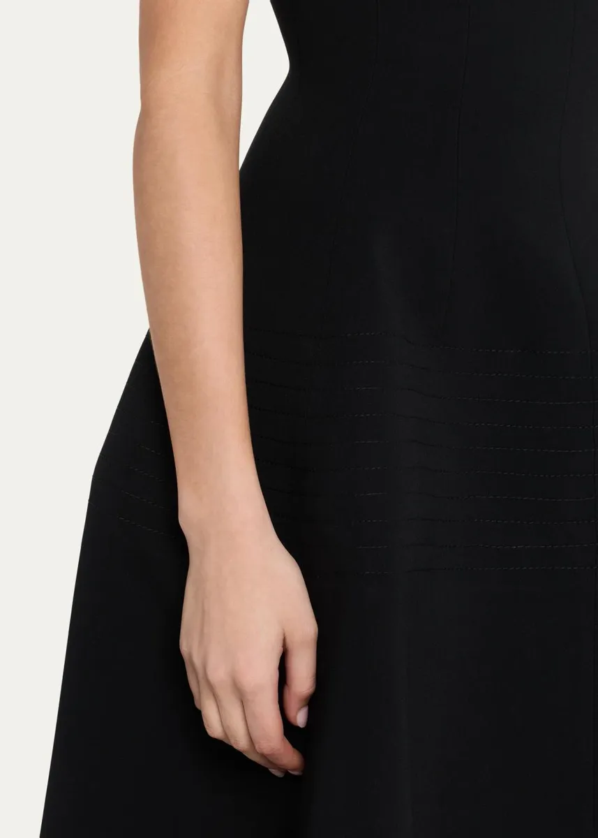 FFORME Alodia Sleeveless Stripe Embroidered Cady Flared Maxi Dress | Thumbnail 5 FFORME Alodia Sleeveless Stripe Embroidered Cady Flared Maxi Dress | Thumbnail 5