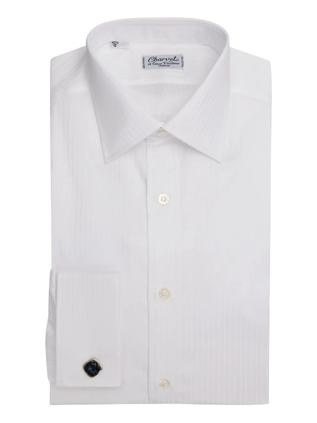 Charvet Men's Cotton Rib-Texture Dress Shirt