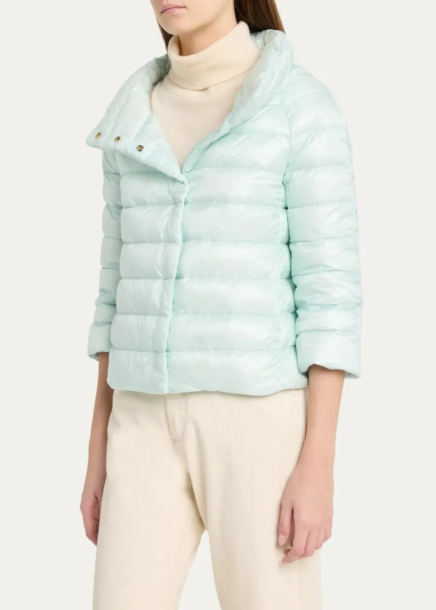 HERNO Iconico Piumino Sofia Water-Resistant Nylon Ultralight Puffer Jacket | Thumbnail 12 HERNO Iconico Piumino Sofia Water-Resistant Nylon Ultralight Puffer Jacket | Thumbnail 12