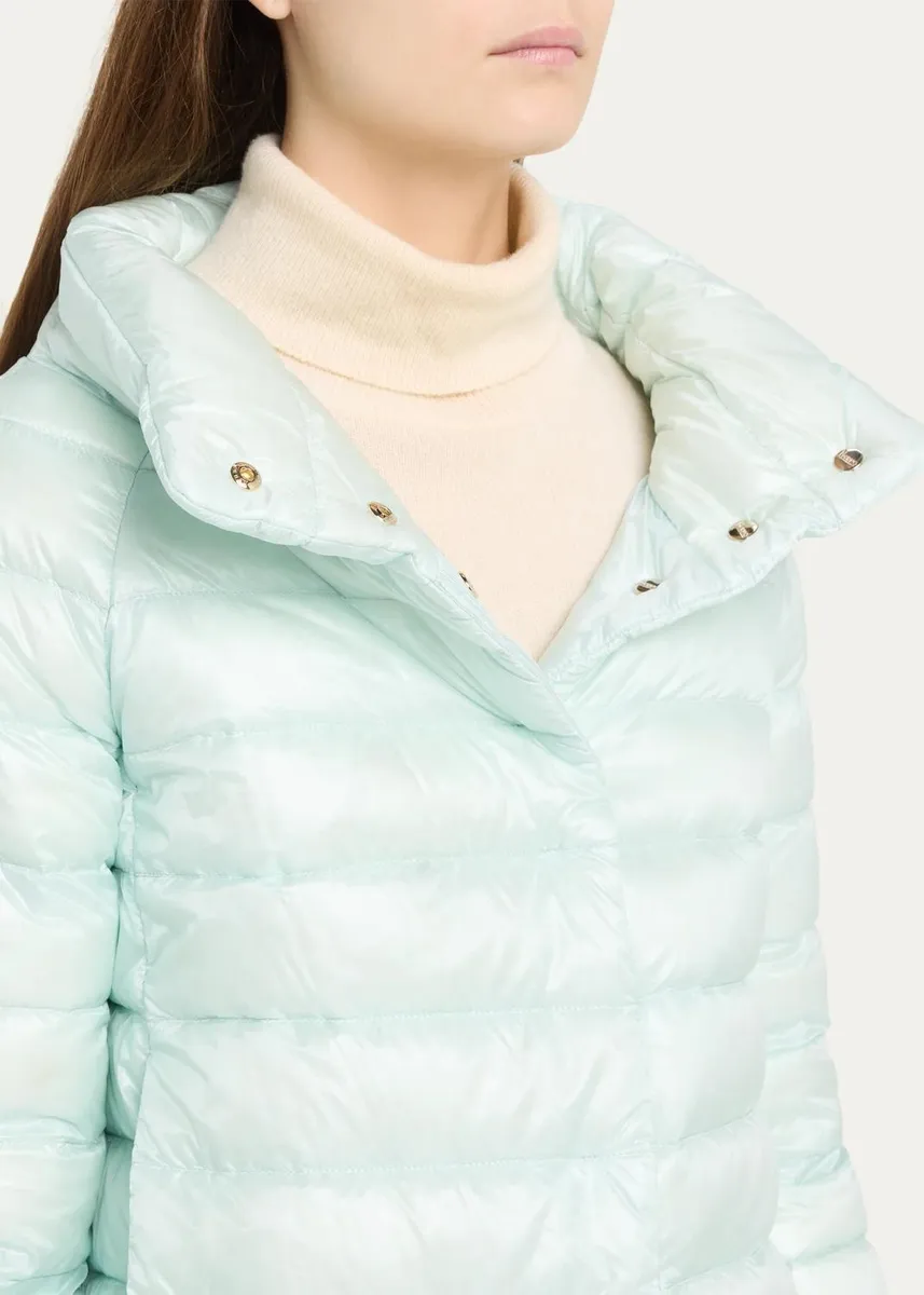 HERNO Iconico Piumino Sofia Water-Resistant Nylon Ultralight Puffer Jacket | Thumbnail 13 HERNO Iconico Piumino Sofia Water-Resistant Nylon Ultralight Puffer Jacket | Thumbnail 13