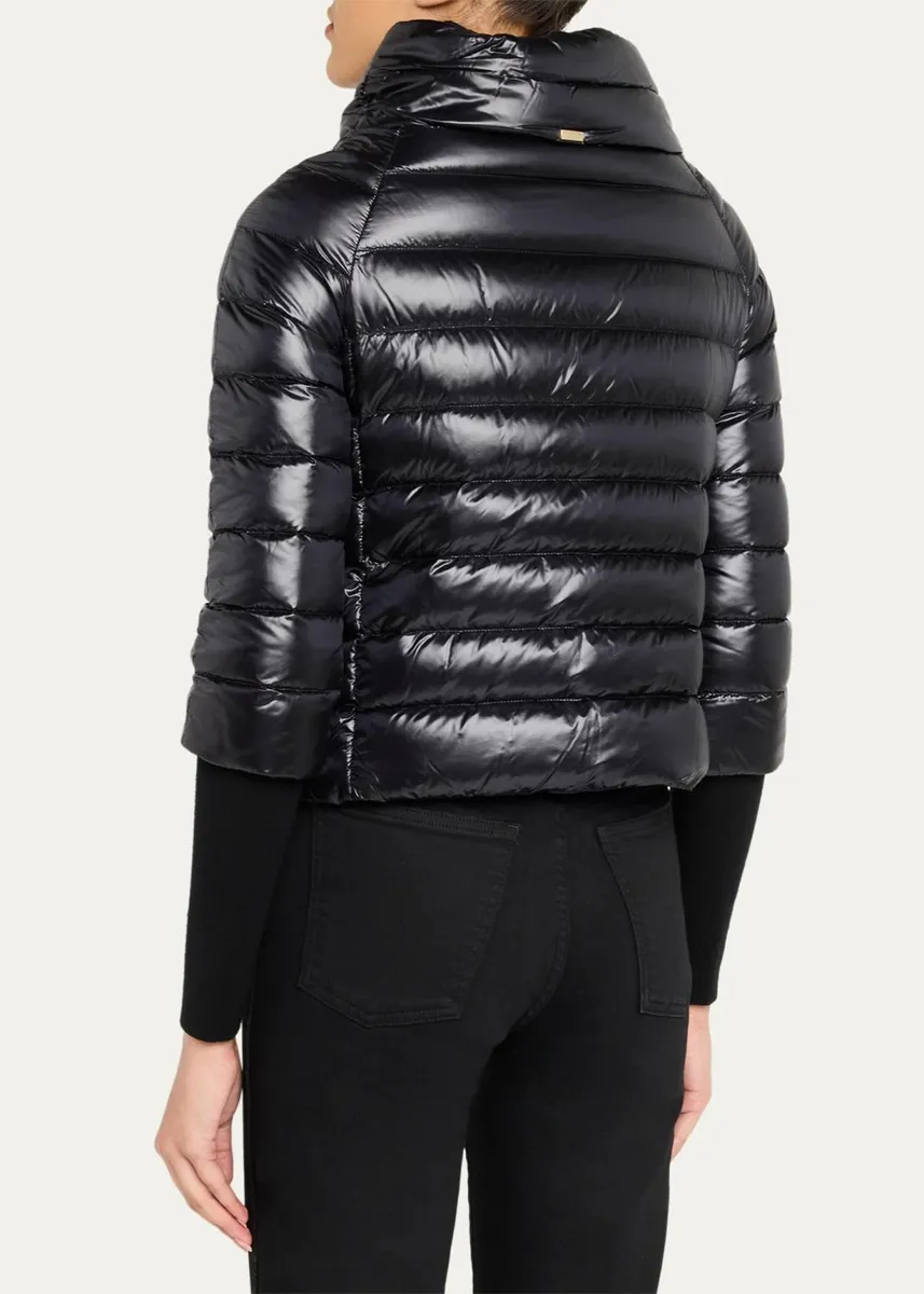 HERNO Iconico Piumino Sofia Water-Resistant Nylon Ultralight Puffer Jacket | Thumbnail 3 HERNO Iconico Piumino Sofia Water-Resistant Nylon Ultralight Puffer Jacket | Thumbnail 3