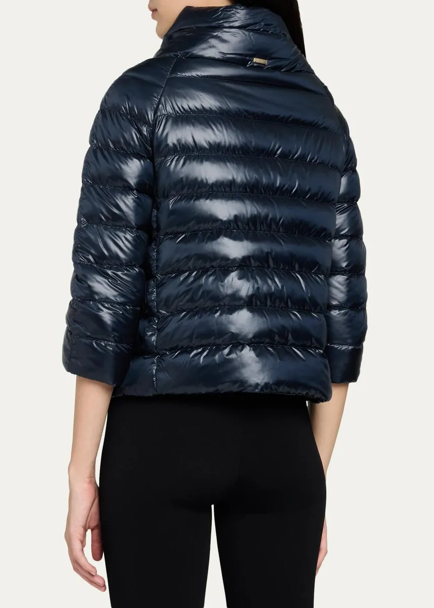 HERNO Iconico Piumino Sofia Water-Resistant Nylon Ultralight Puffer Jacket | Thumbnail 7 HERNO Iconico Piumino Sofia Water-Resistant Nylon Ultralight Puffer Jacket | Thumbnail 7