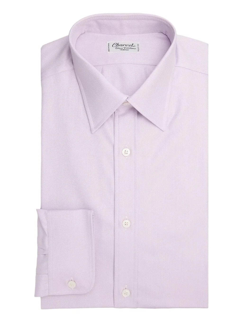 Charvet Men's Herringbone Cotton Dress Shirt