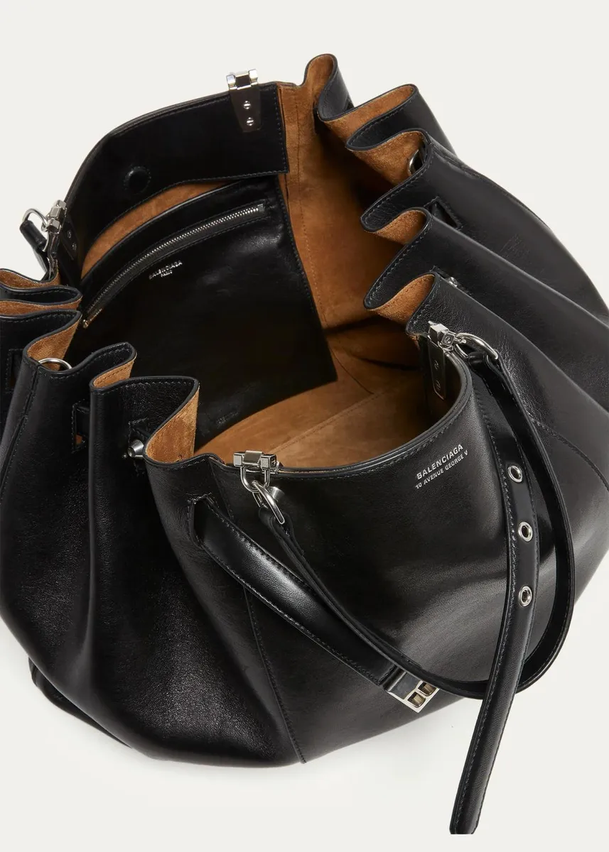 Balenciaga Men's Fan Carryall North/South Tote Bag | Thumbnail 3 Balenciaga Men's Fan Carryall North/South Tote Bag | Thumbnail 3