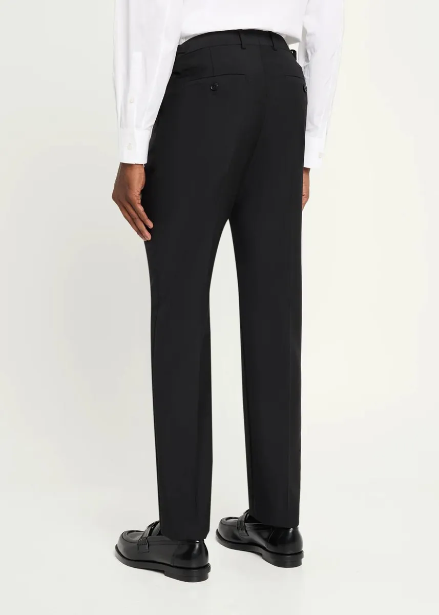 Alexander McQueen Men's Wool Dress Pants | Thumbnail 3