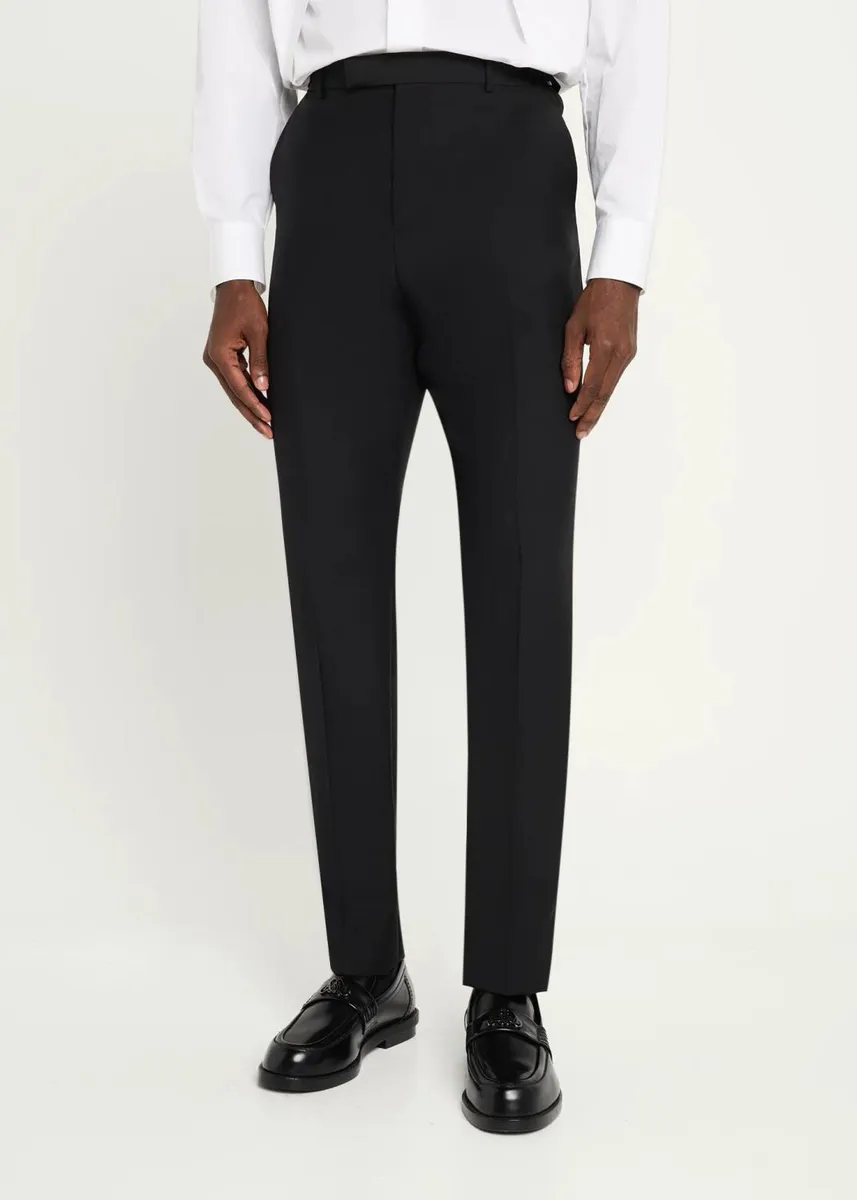 Alexander McQueen Men's Wool Dress Pants | Thumbnail 4
