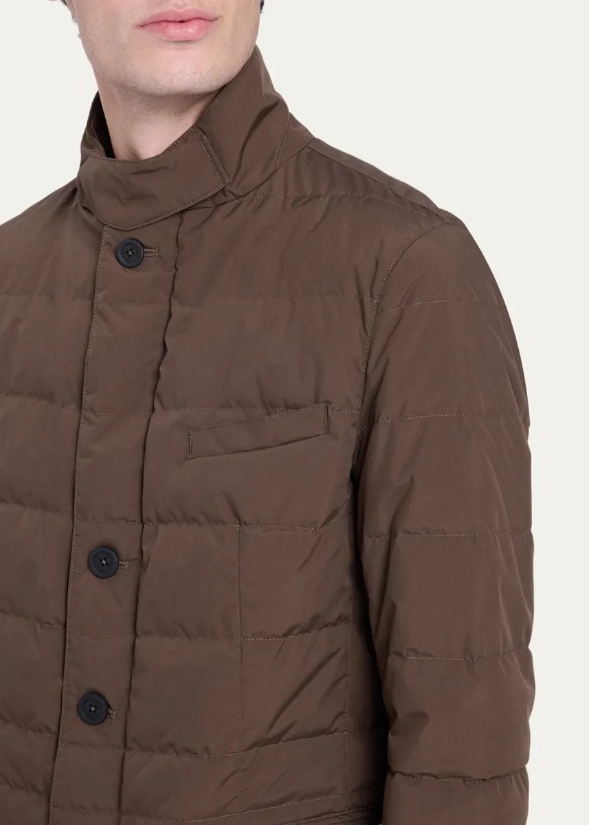 HERNO Men's Quilted Stand-Collar Jacket | Thumbnail 5 HERNO Men's Quilted Stand-Collar Jacket | Thumbnail 5