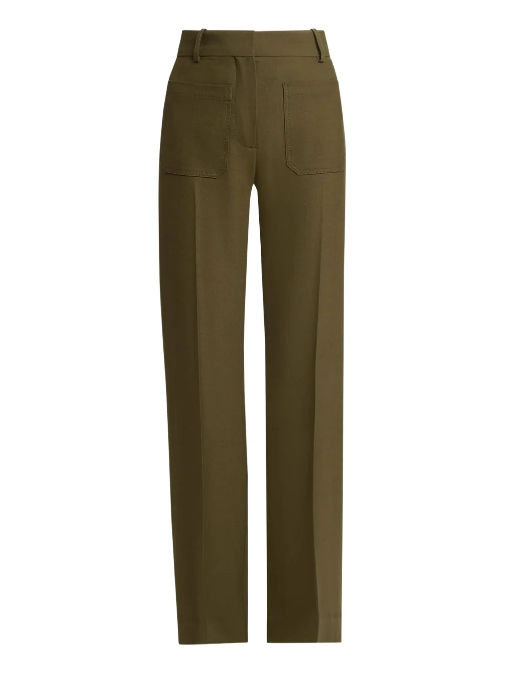 Victoria Beckham Alina Patch Pocket Wide-Leg Trousers