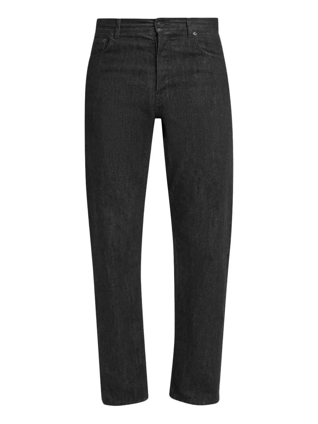 The Row Men's Moe Selvedge Black Denim Straight-Leg Jeans