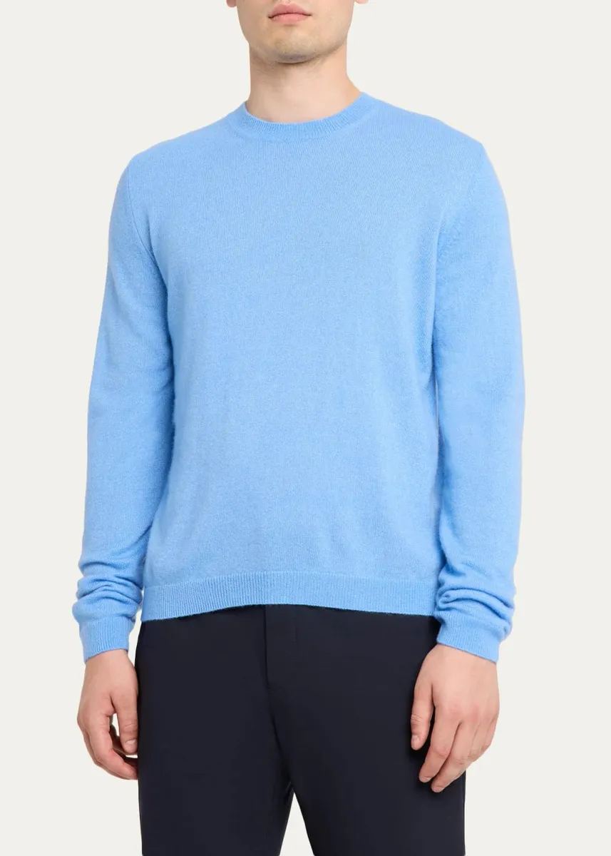 Iris Von Arnim Men's Cashmere & Silk Sweater | Thumbnail 4