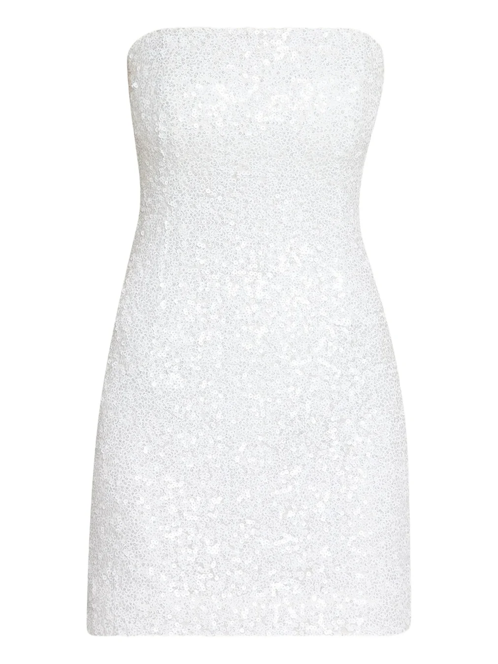 Ramy Brook Fawn Sequined Strapless Mini Dress
