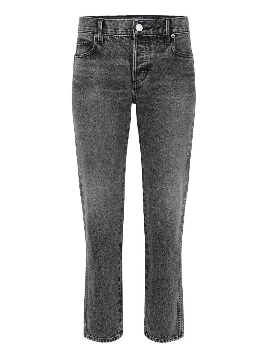 143 Cropped Straight-Leg Jeans