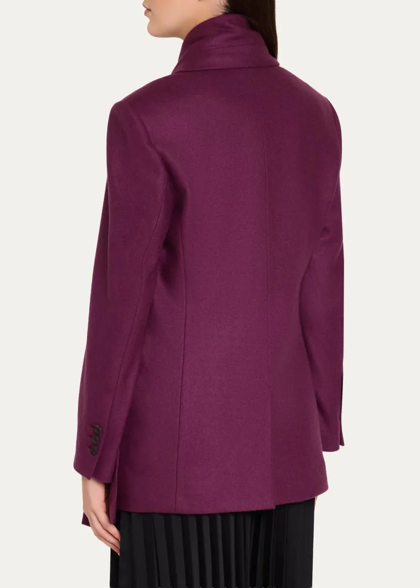 Issey Miyake Manner Wool-Blend Crisscross Scarf Tailored Jacket | Thumbnail 3 Issey Miyake Manner Wool-Blend Crisscross Scarf Tailored Jacket | Thumbnail 3