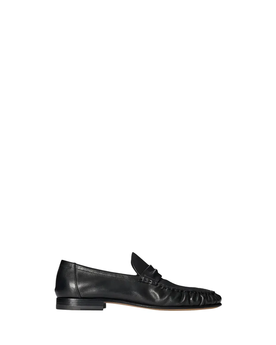 The Row Men's Theo Soft Gathered Leather Loafers | Thumbnail 3 The Row Men's Theo Soft Gathered Leather Loafers | Thumbnail 3