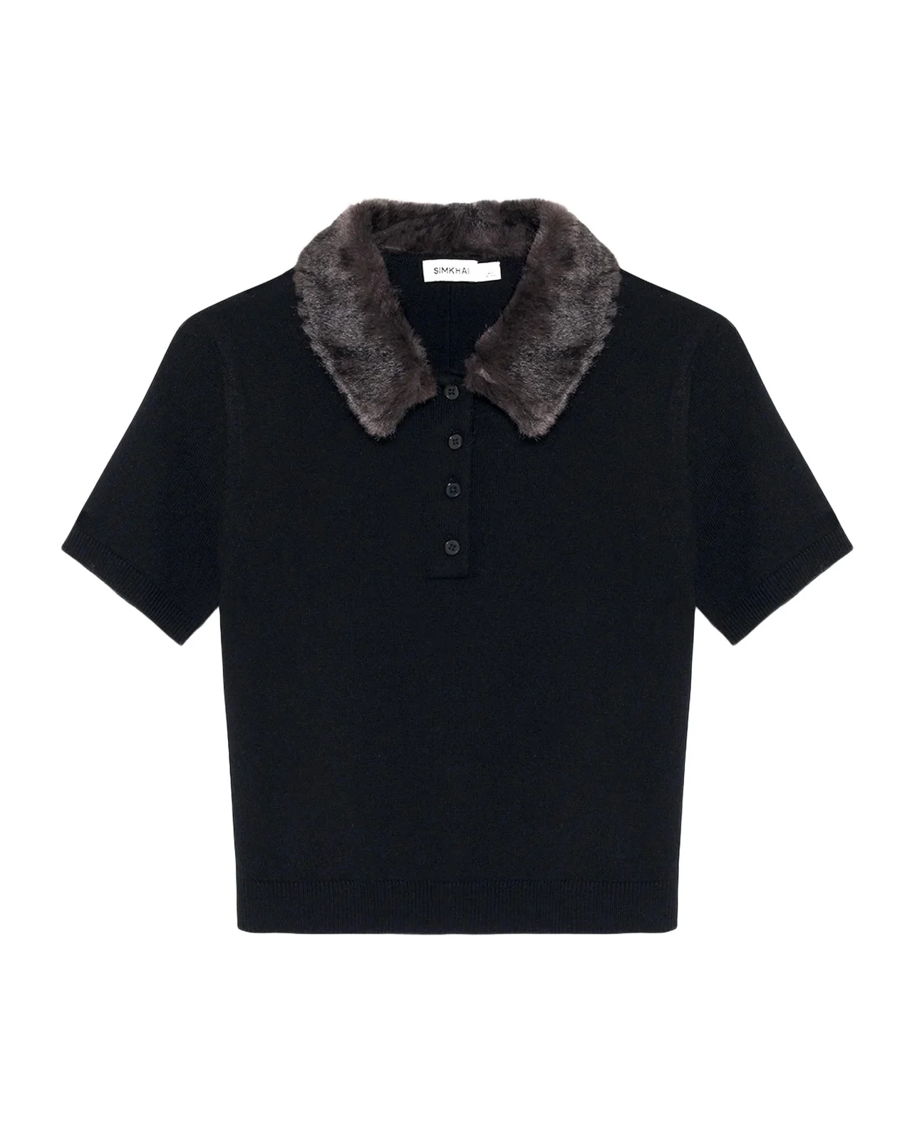 Vayla Short-Sleeve Polo Sweater