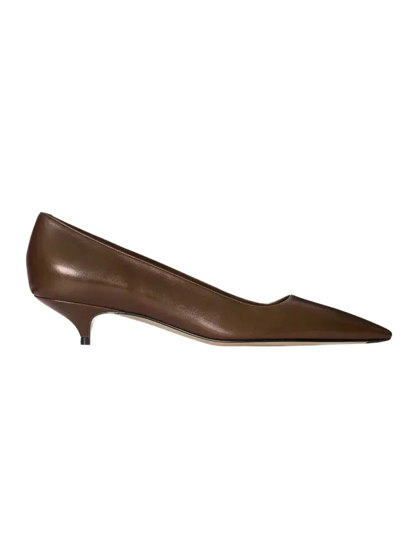 Liisa Leather Kitten-Heel Pumps Liisa Leather Kitten-Heel Pumps