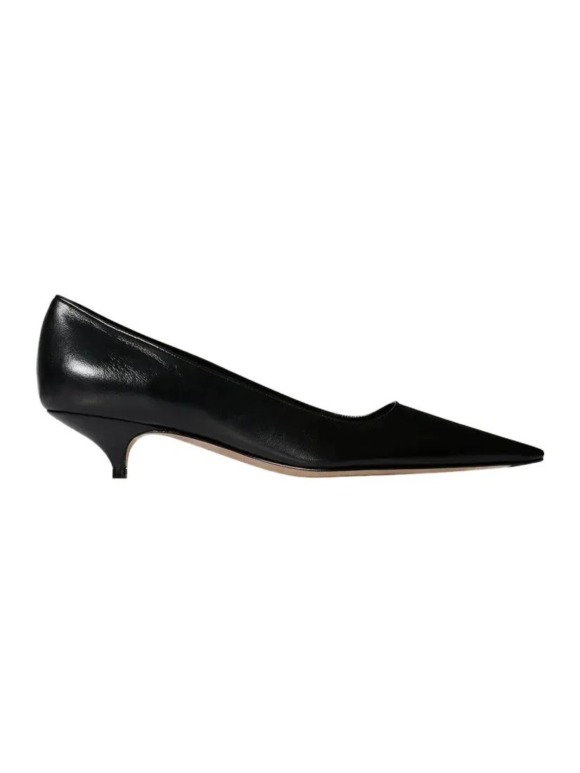 Liisa Leather Kitten-Heel Pumps Liisa Leather Kitten-Heel Pumps