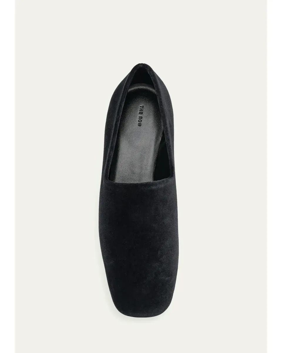 The Row Safi Velvet Loafers | Thumbnail 2