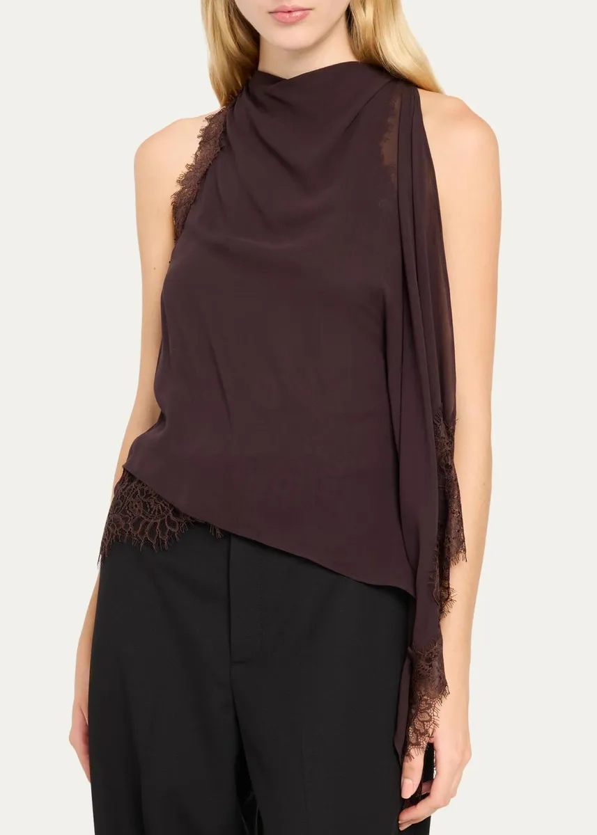 A.L.C. Renata Lace-Trim Tank Top | Thumbnail 4