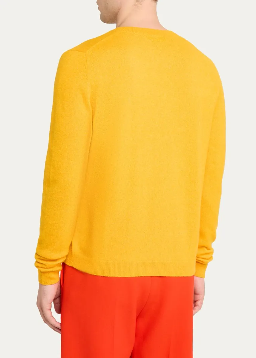 Iris Von Arnim Men's Cashmere & Silk Sweater | Thumbnail 3
