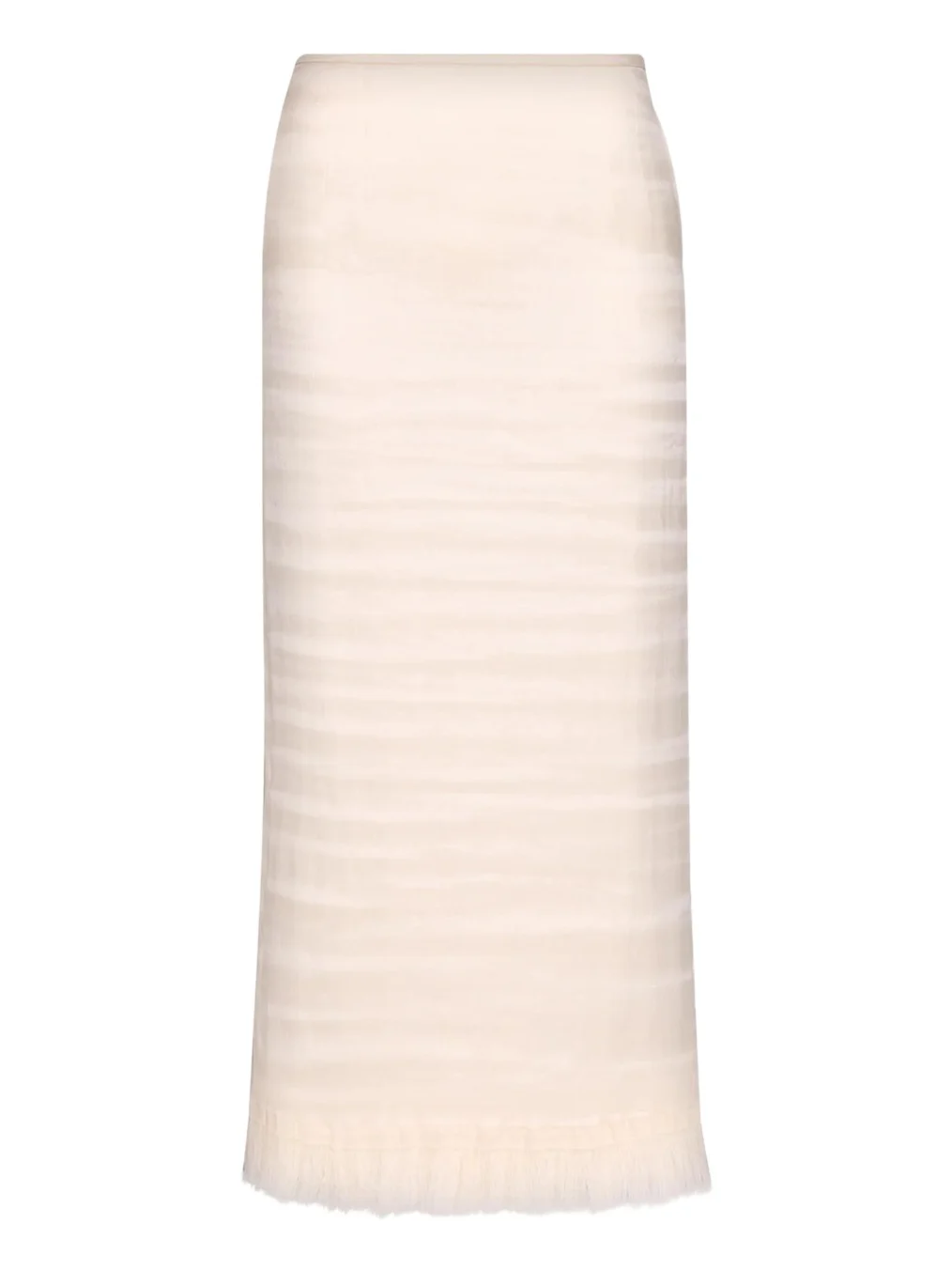 Paige Textured Silk Organza Fringe Midi Skirt Paige Textured Silk Organza Fringe Midi Skirt
