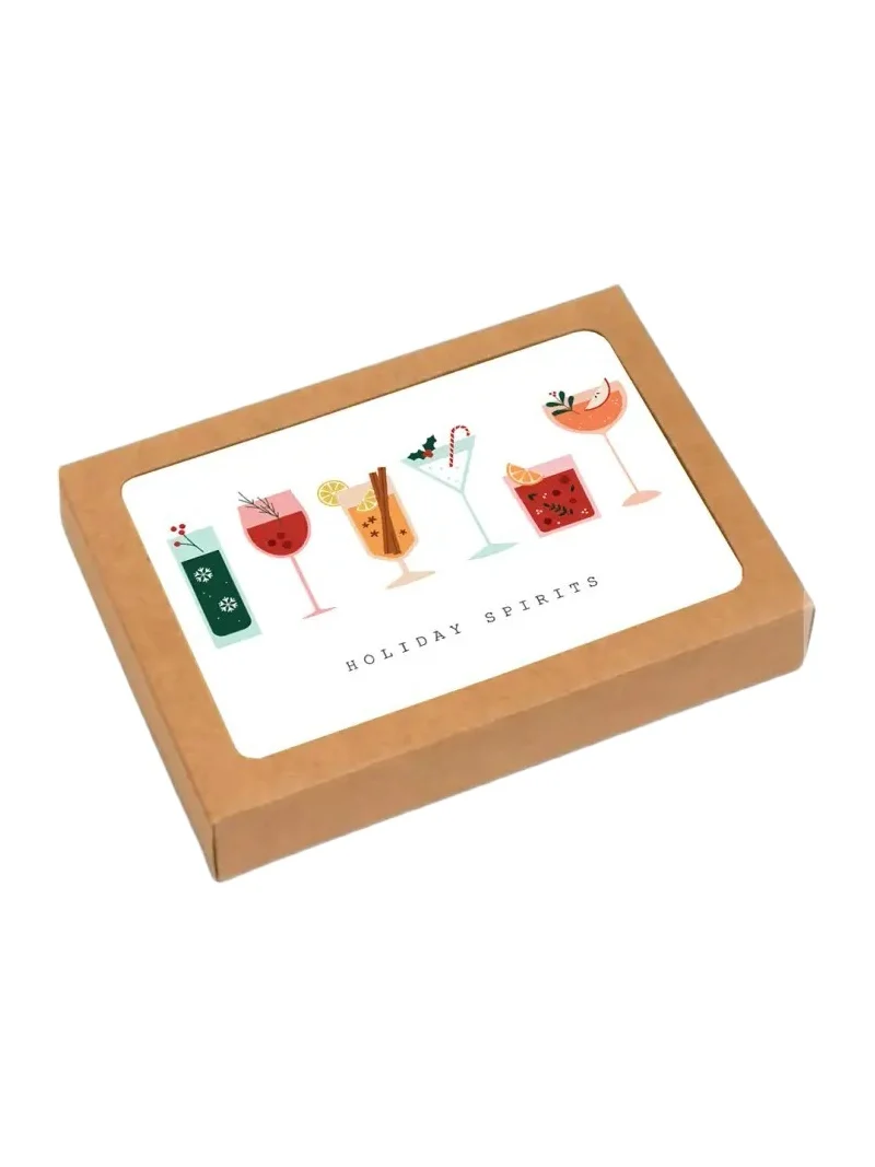 Spaghetti & Meatballs Holiday Spirits 6-Piece Card Set