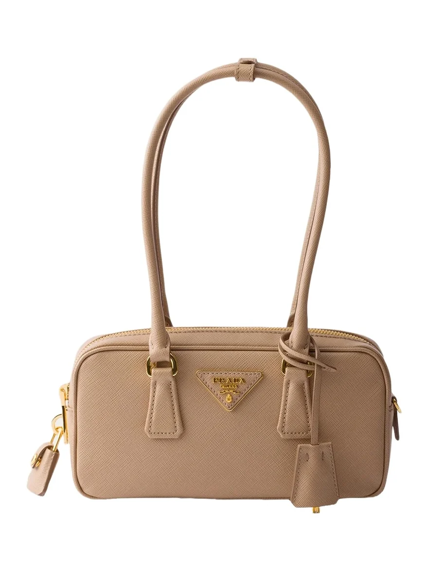 Prada Mini Saffiano Leather Top-Handle Bag