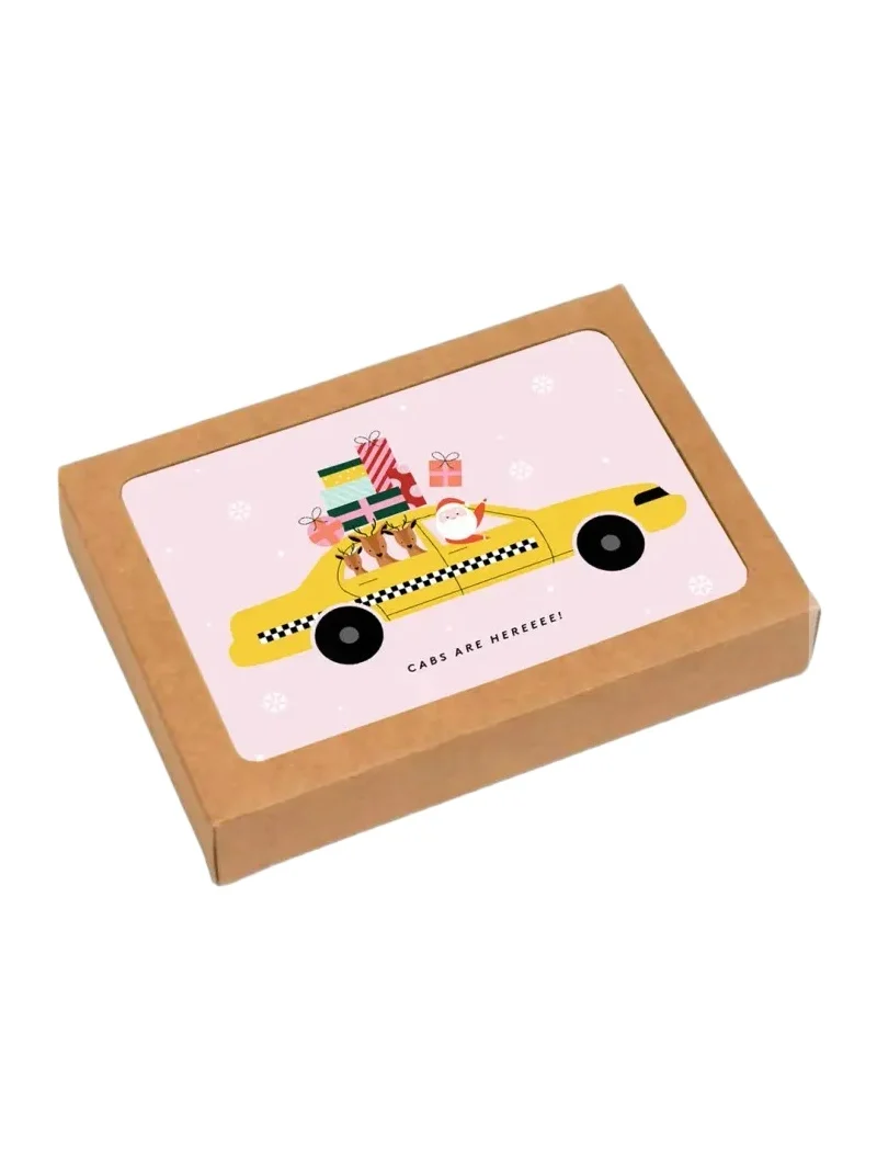 Spaghetti & Meatballs Cabs Are Here Greeting Cards, Box of 6