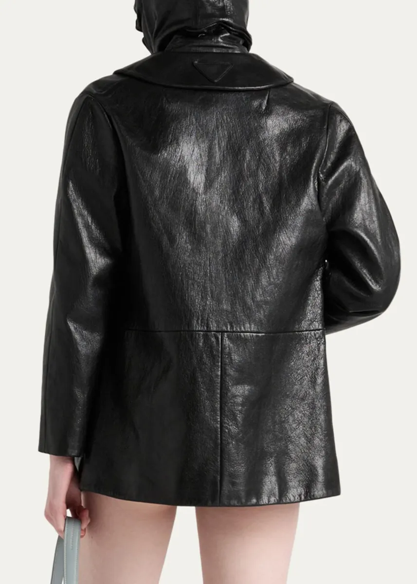 Prada Leather Jacket | Thumbnail 3
