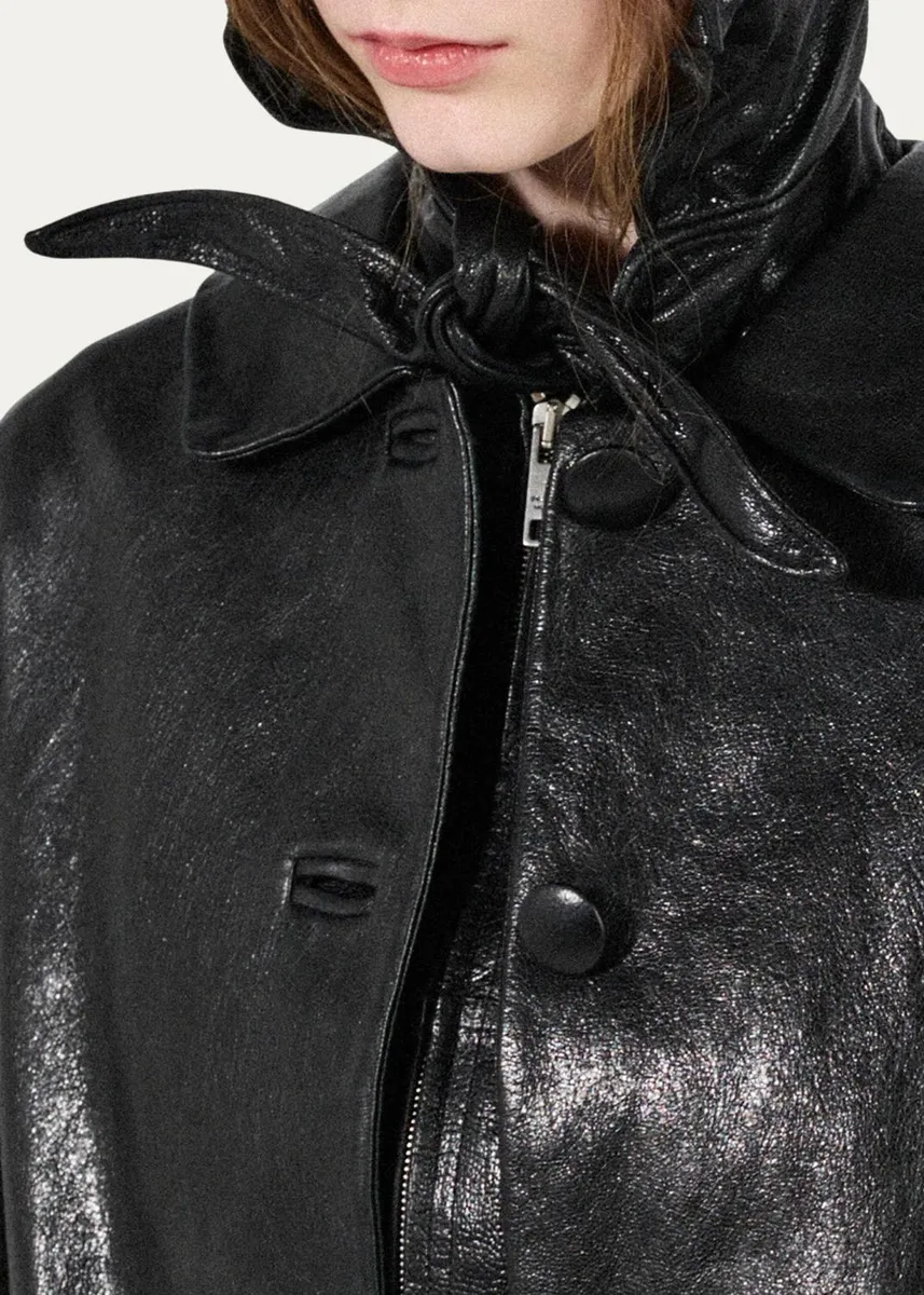 Prada Leather Jacket | Thumbnail 4