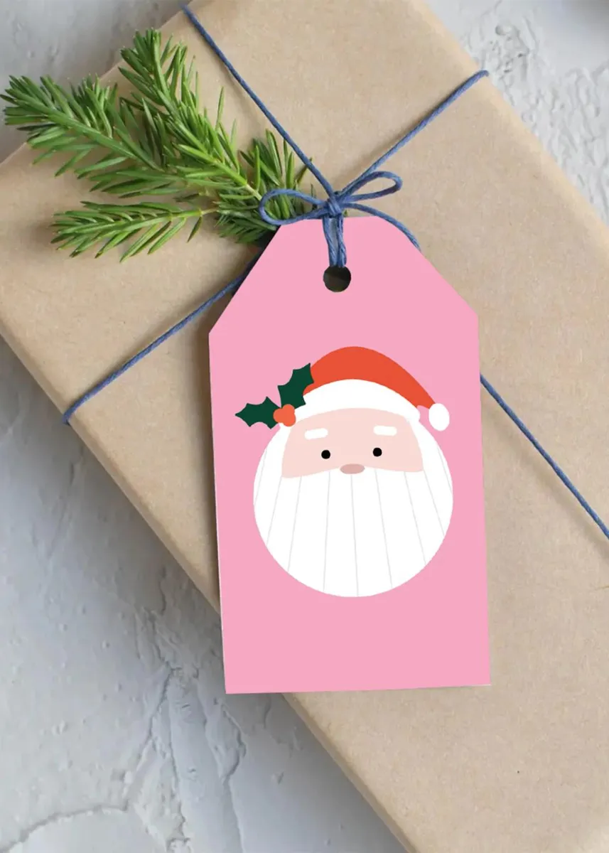 Spaghetti & Meatballs Santa Baby Gift Tags, Set of 6 | Thumbnail 2 Spaghetti & Meatballs Santa Baby Gift Tags, Set of 6 | Thumbnail 2
