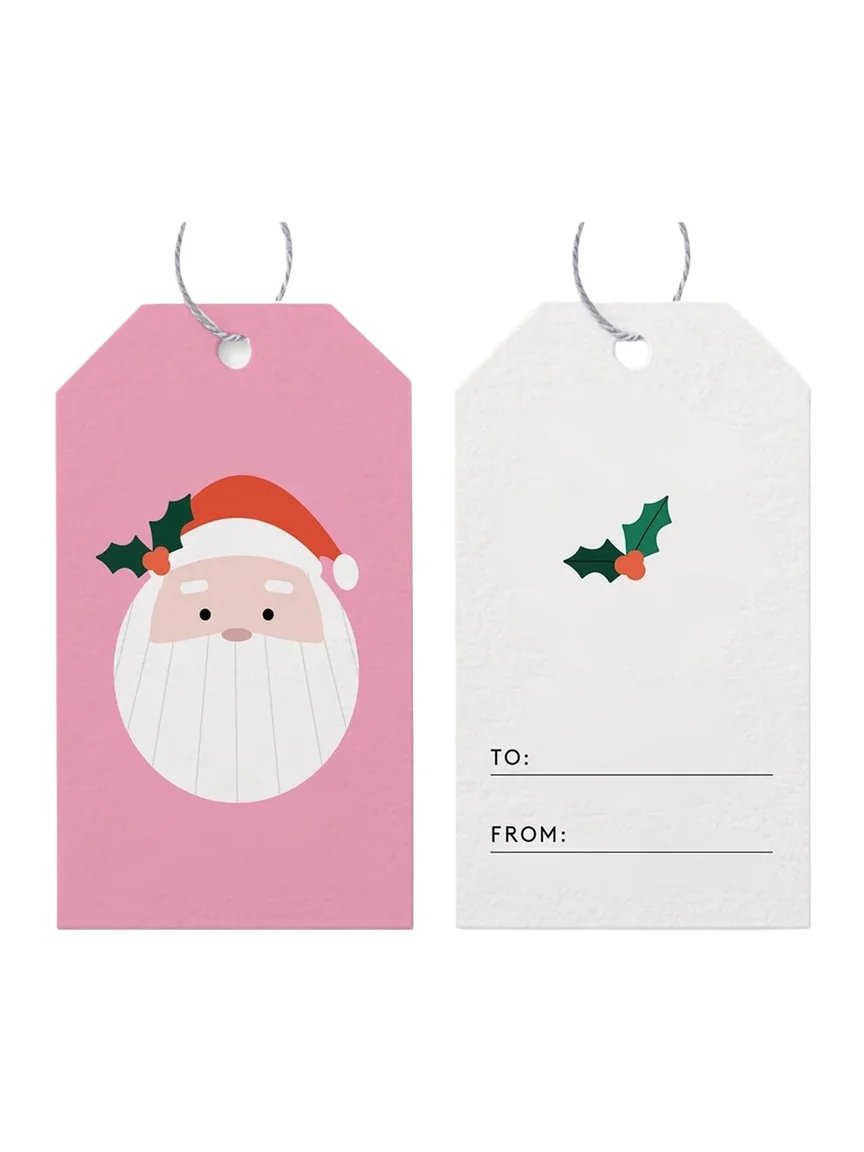 Spaghetti & Meatballs Santa Baby Gift Tags, Set of 6