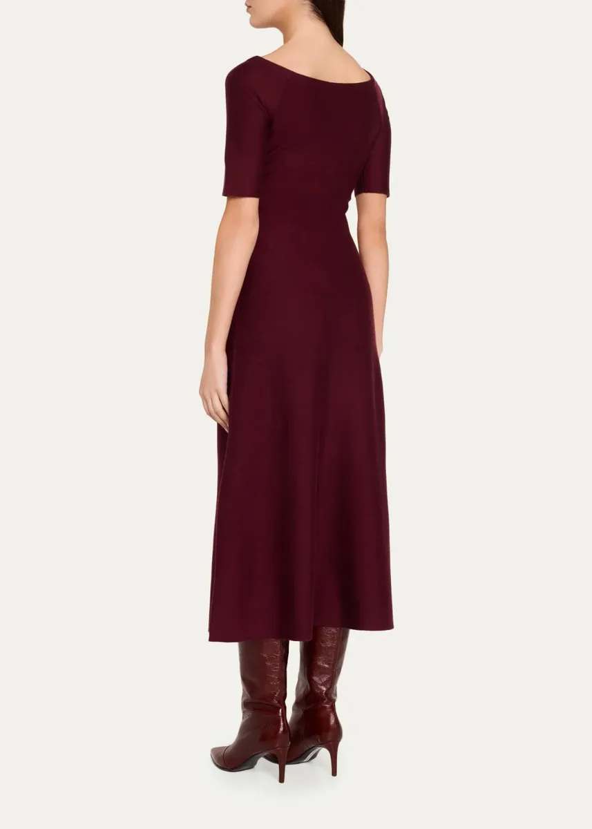 Gabriela Hearst Vivia Wool Knit Midi Dress | Thumbnail 3 Gabriela Hearst Vivia Wool Knit Midi Dress | Thumbnail 3
