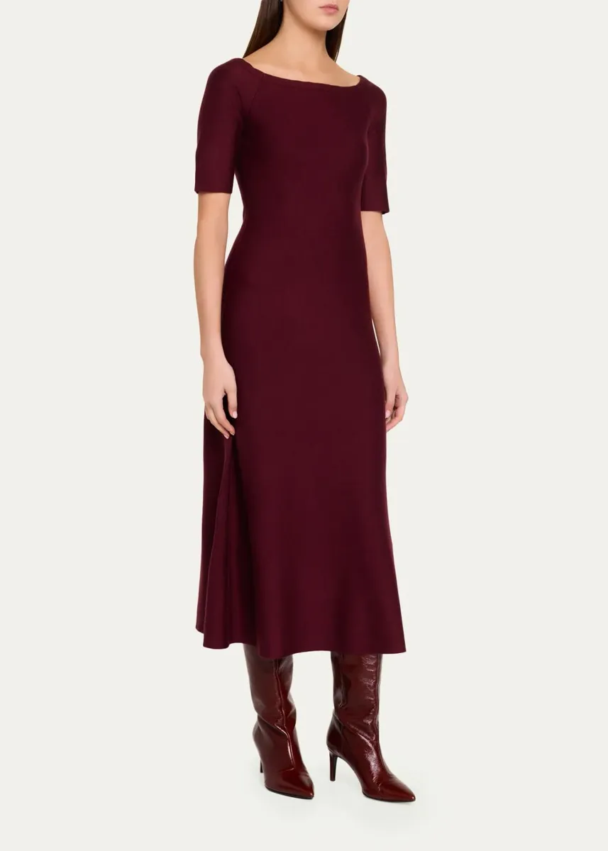 Gabriela Hearst Vivia Wool Knit Midi Dress | Thumbnail 4 Gabriela Hearst Vivia Wool Knit Midi Dress | Thumbnail 4