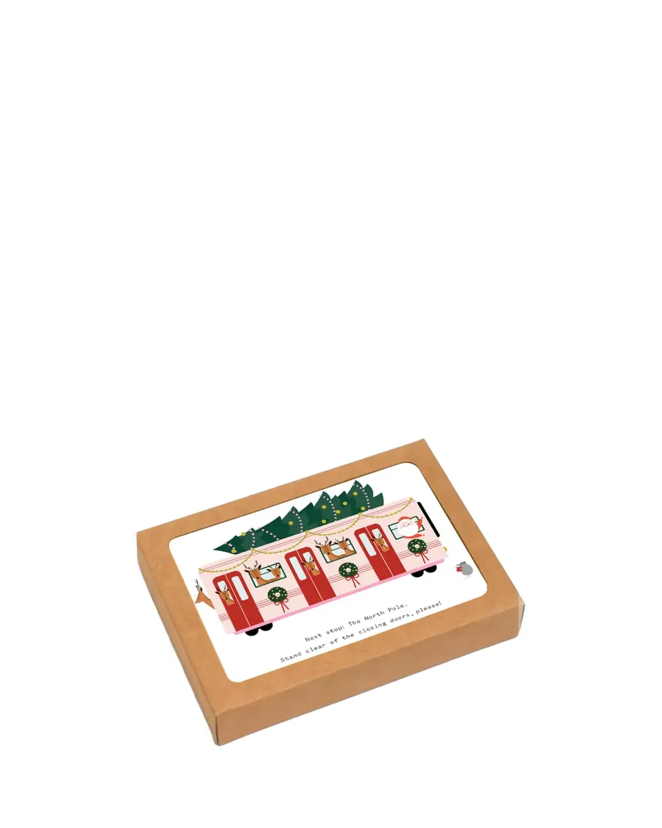 Spaghetti & Meatballs Next Stop the North Pole Greeting Cards, Box of 6 Cards | Thumbnail 2 Spaghetti & Meatballs Next Stop the North Pole Greeting Cards, Box of 6 Cards | Thumbnail 2
