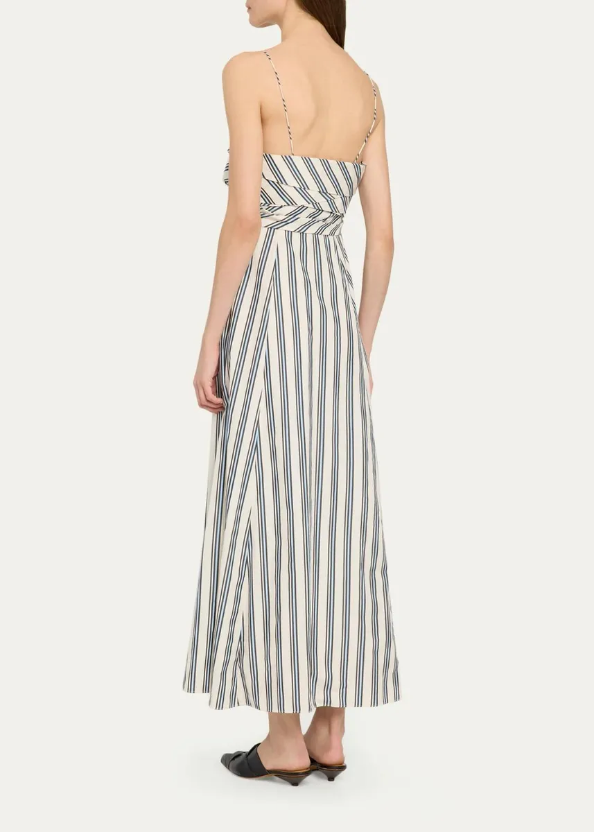 Ulla Johnson Anise Striped Cotton Poplin Maxi Dress | Thumbnail 3